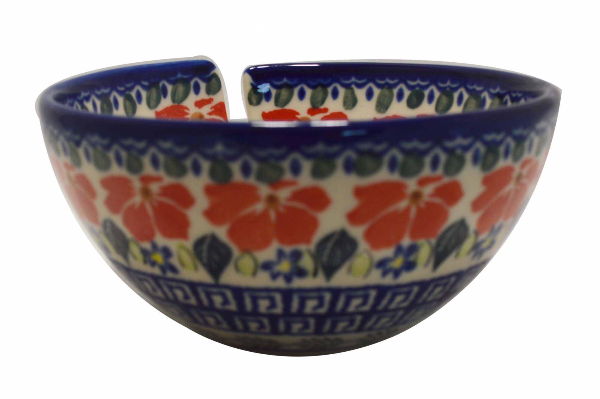 polish pottery yarn bowl